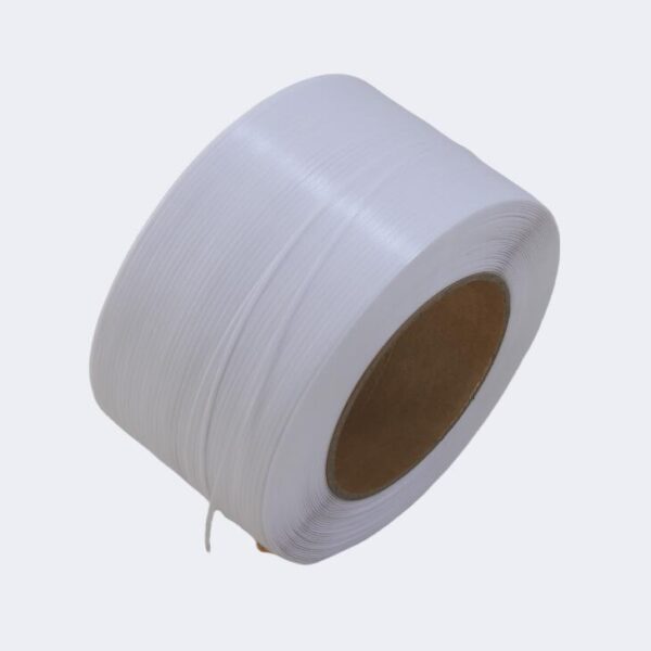 5mm white PP strapping band for efficient packaging and bundling