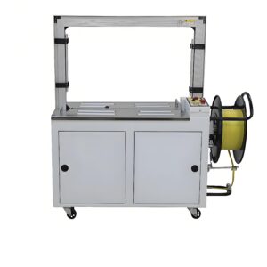 Heavy-duty fully automatic pallet strapping machine for industrial packaging