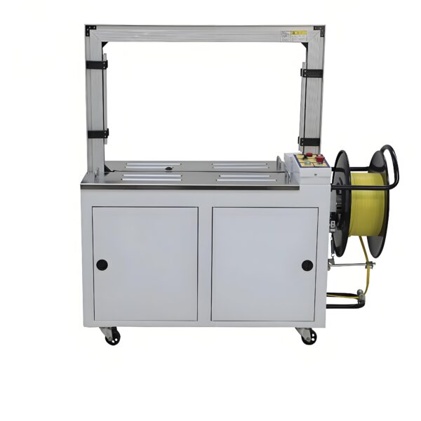 Heavy-duty fully automatic pallet strapping machine for industrial packaging