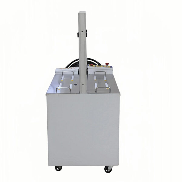Side-seal fully automatic strapping machine for dustproof and waterproof packaging